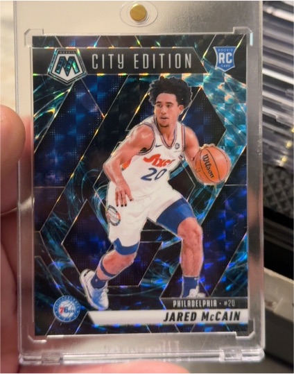 2024-25 Panini Mosaic City Edition #277 Jared McCain — front