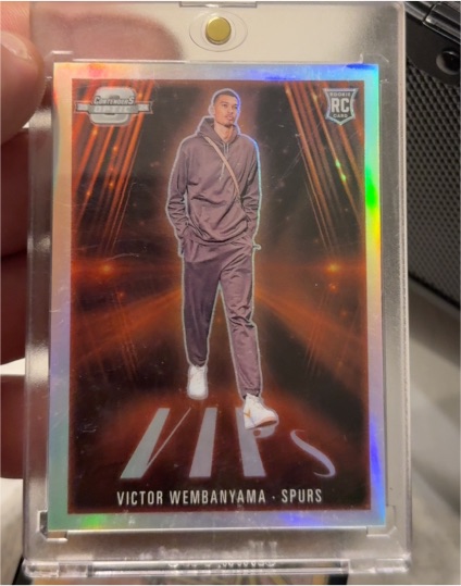 2023-24 Panini Contenders Optic VIPs #4 Victor Wembanyama — front
