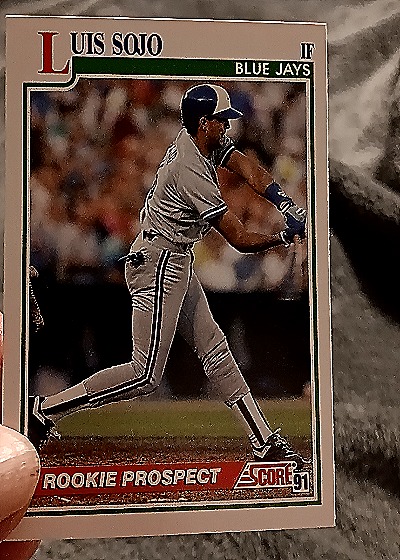 1991 Score #342 Luis Sojo — front
