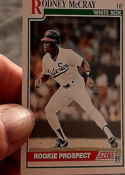 1991 Score #763 Rodney McCray — front