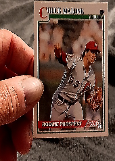 1992 Score #724 Chuck Malone Rookie Prospect — front