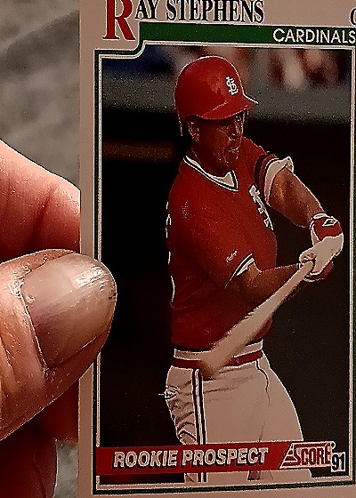 1991 Score #743 Ray Stephens — front
