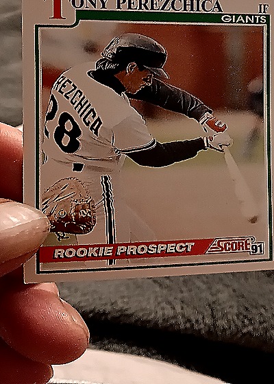 1991 Score #735 Tony Perezchica — front