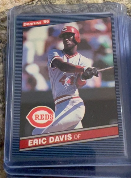 1986 Donruss #164 Eric Davis — front