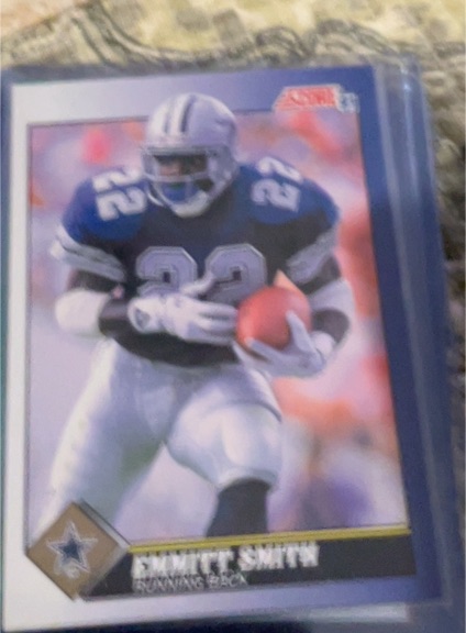 1991 Score #15 Emmitt Smith — front