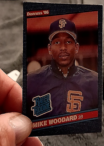 1986 Donruss #46 Mike Woodard — front