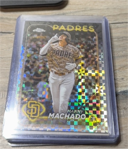 2024 Topps Chrome #12 Manny Machado — front