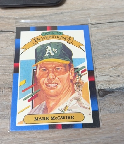 1988 Donruss Diamond Kings #1 Mark McGwire — front