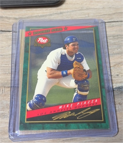 1994 Post Cereal #1 Mike Piazza — front