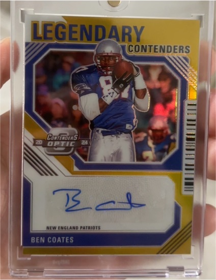2024 Panini Contenders Optic Legendary Contenders Ben Coates — front