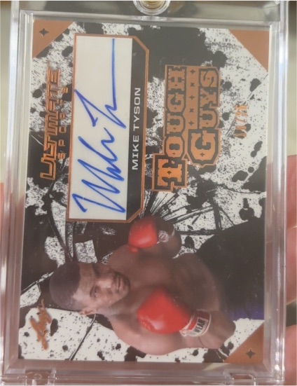 2024 Leaf Ultimate Sports Tough Guys Mike Tyson Autograph — front