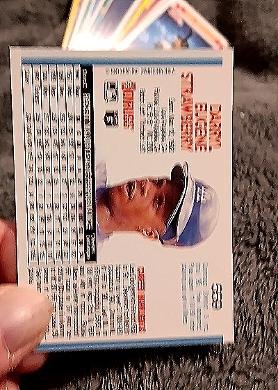 1992 Donruss #559 Darryl Strawberry — back