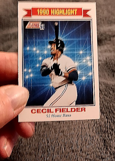 1991 Score #770 Cecil Fielder — front