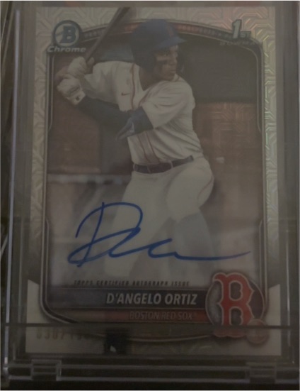 2025 Bowman Chrome #CPA-DO D'Angelo Ortiz — front