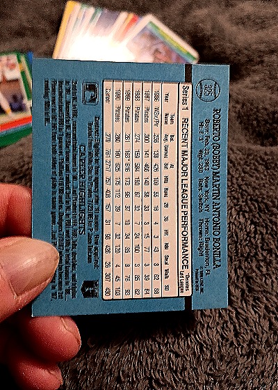 1991 Donruss #325 Bobby Bonilla — back