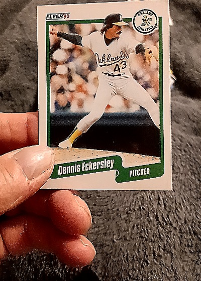 1990 Fleer #6 Dennis Eckersley — front
