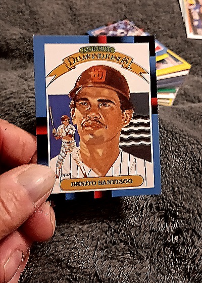 1987 Donruss Diamond Kings #3 Benito Santiago — front