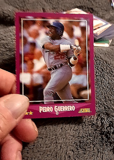 1988 Score #9 Pedro Guerrero — front