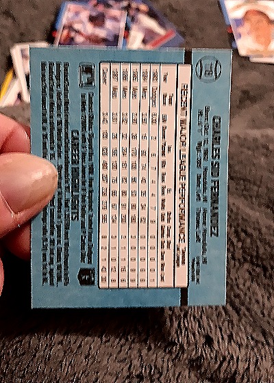 1988 Donruss #118 Sid Fernandez — back