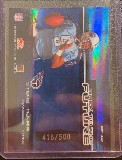 2005 Donruss Elite Back to the Future #BF-12 Steve McNair — front