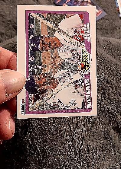 1990 Fleer #632 Wade Boggs & Mike Greenwell Boston Igniters — front
