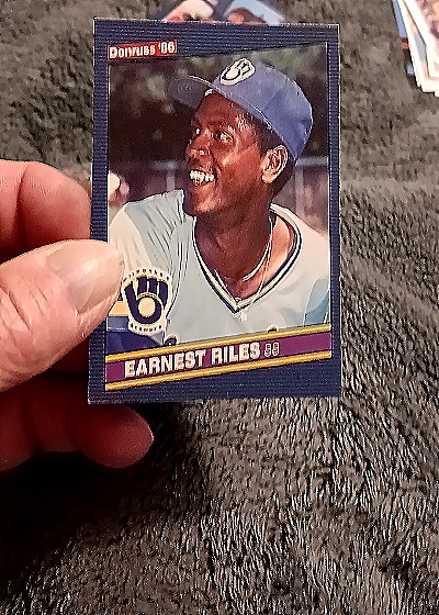 1986 Donruss #06 Earnest Riles — front