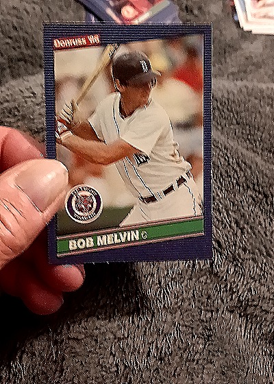 1986 Donruss #456 Bob Melvin — front