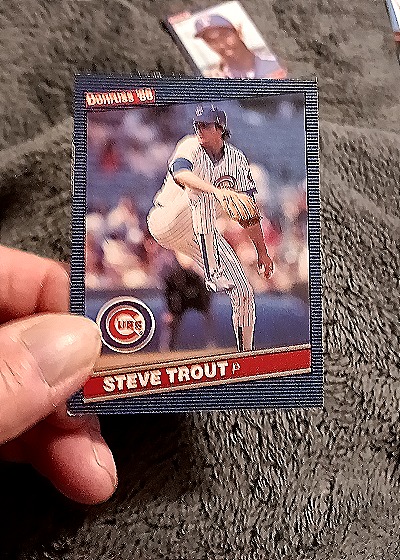 1986 Donruss #117 Steve Trout — front