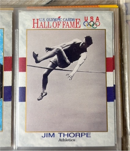 1991 Impel U.S. Olympic Hall of Fame #3 Jim Thorpe — front