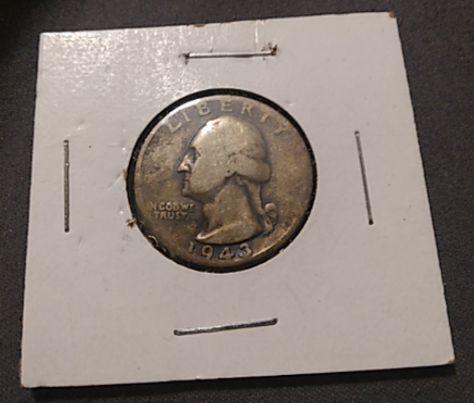 1943 Washington Quarter — front