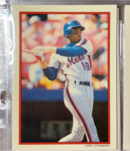 1990 Topps #7 Darryl Strawberry — front