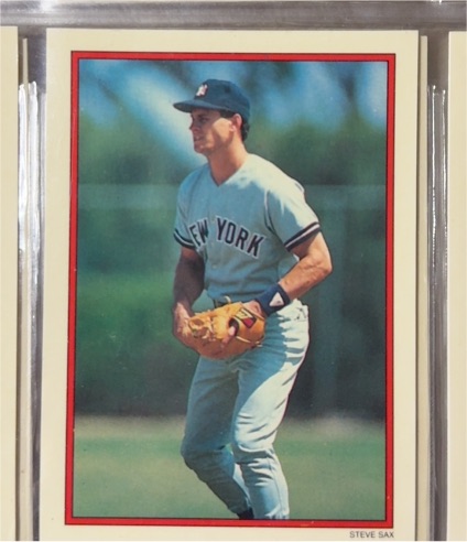 1990 Topps #8 Steve Sax — front