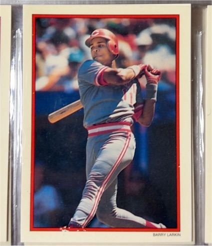1990 Topps #5 Barry Larkin — front
