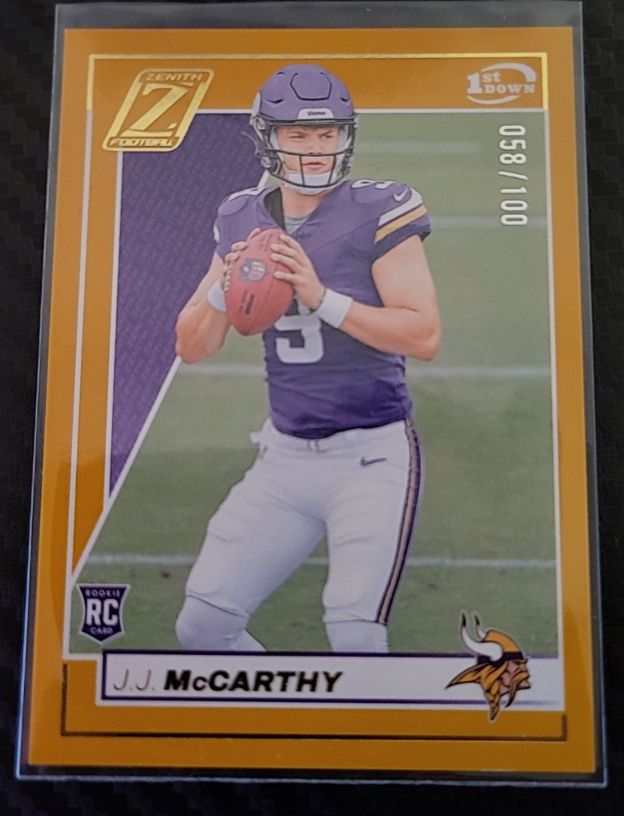 2024 Panini Zenith #135 J.J. McCarthy — front