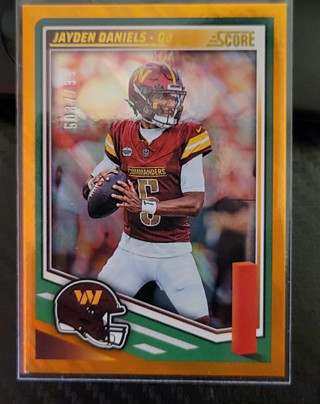 2025 Panini Score #195 Jayden Daniels — front