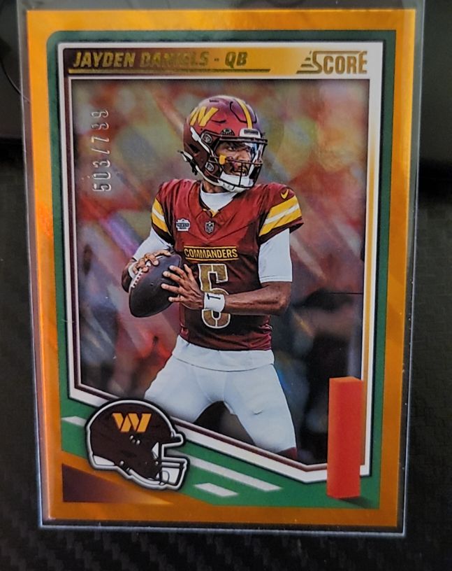 2025 Panini Score #195 Jayden Daniels — front