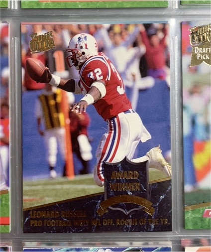 1992 Fleer Ultra Award Winners #10 Leonard Russell — front