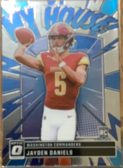 2024 Panini Donruss Optic #9 Jayden Daniels My House Rookie — front