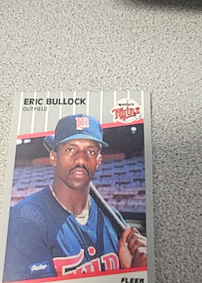 1989 Fleer #106 Eric Bullock — front