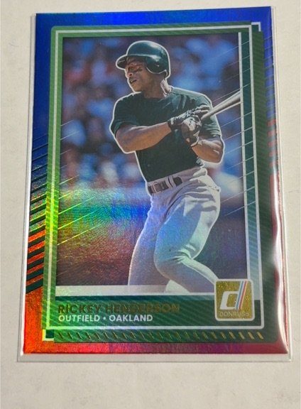 2025 Donruss #7 Rickey Henderson — front