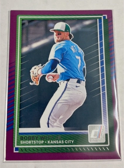 2025 Donruss #27 Bobby Witt Jr. — front