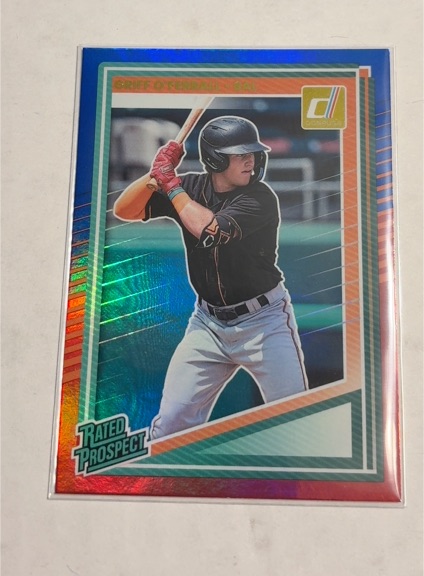 2025 Donruss #177 Griff O'Ferrall Rated Prospect — front