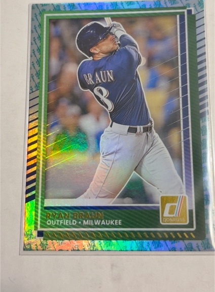 2025 Donruss #59 Ryan Braun — front