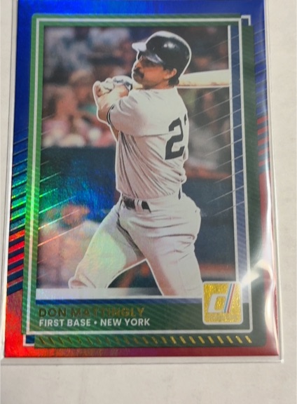 2025 Donruss Red and Blue #98 Don Mattingly — front