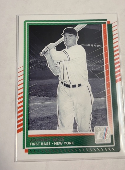 2025 Panini Donruss #72 Johnny Mize — front