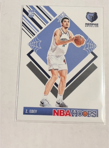 2024-25 Panini NBA Hoops Haunted Hoops #295 Zach Edey — front