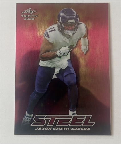 2023 Leaf Trinity Steel #S-11 Jaxon Smith-Njigba — front