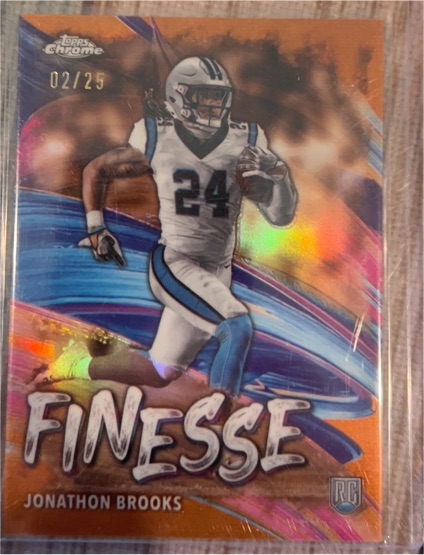 2024 Topps Chrome #F-10 Jonathon Brooks Finesse — front