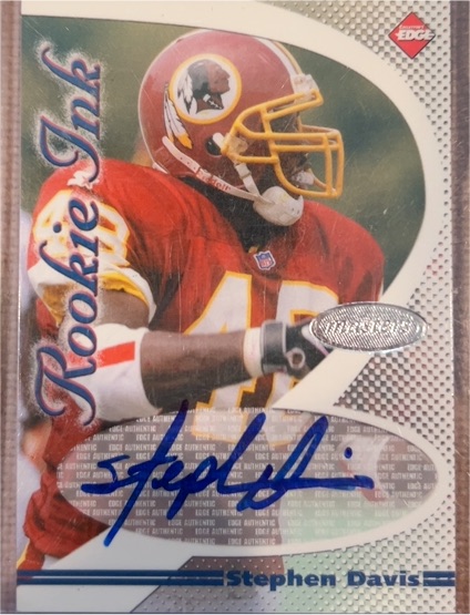 1998 Collector's Edge First Place Rookie Ink #45 Stephen Davis — front