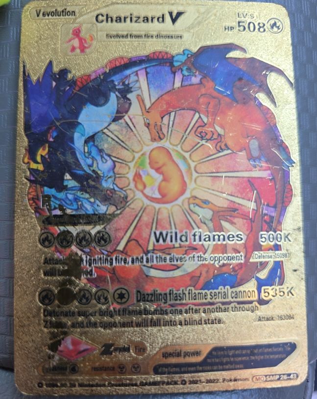 2022 Fan Art Charizard V SMP26-43 — front